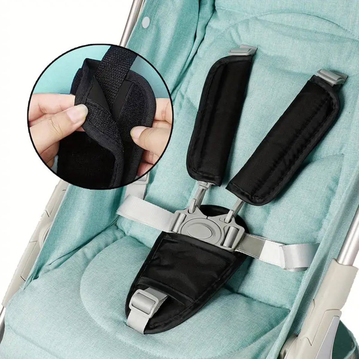 Infant Car Seat Cover - Baby Car Seat Belt Pads Universal