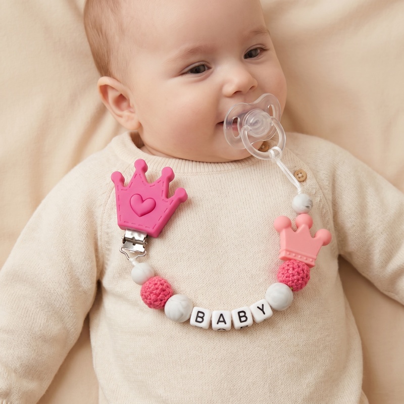 Baby Pacifier Clip - Personalized Baby Pacifier Clip Custom Name