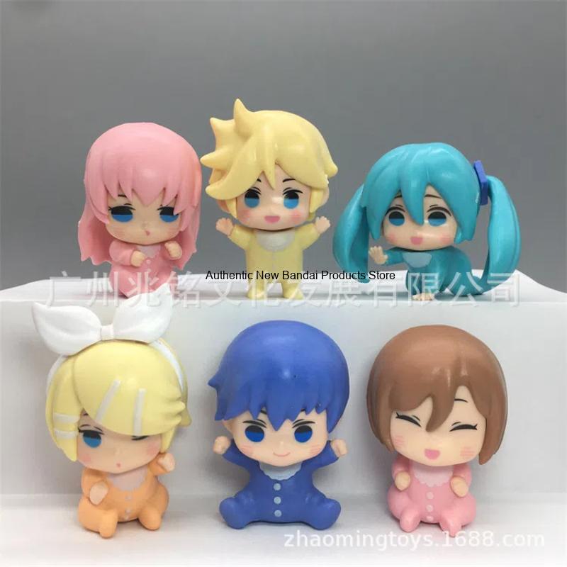 Baby Q Products - 6pcs/set Anime Hatsune Miku q-version kawaii