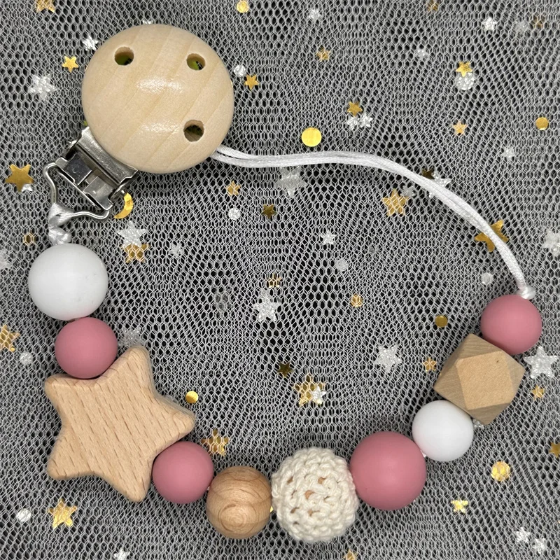 NEW Custom Name Handmade Perso - Baby Pacifier Clip recension och pris
