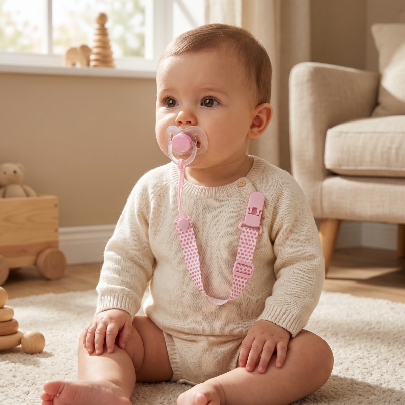 Fixed Button Baby Pacifier Cli - Baby Pacifier Clip recension och pris