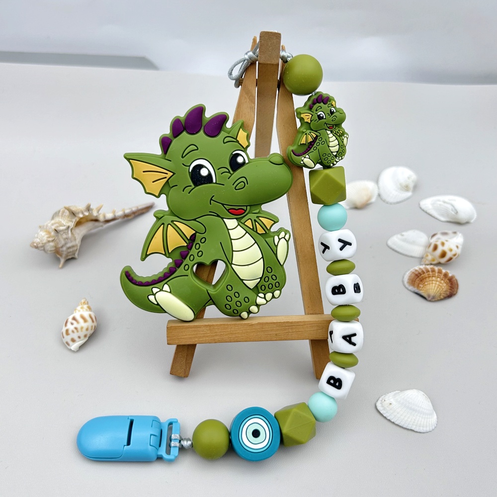 Custom English Russian Silicon - Baby Pacifier Clip recension och pris