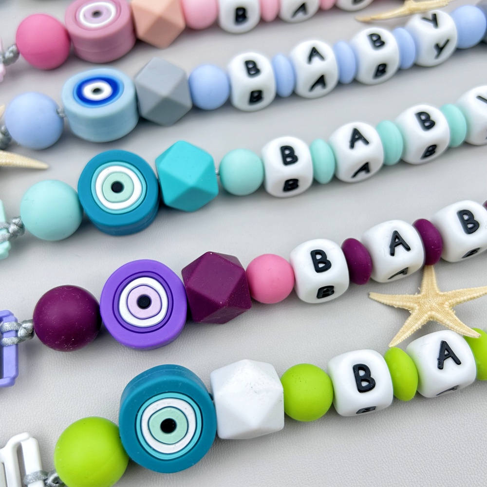 Custom English Russian Silicon - Baby Pacifier Clip recension och pris