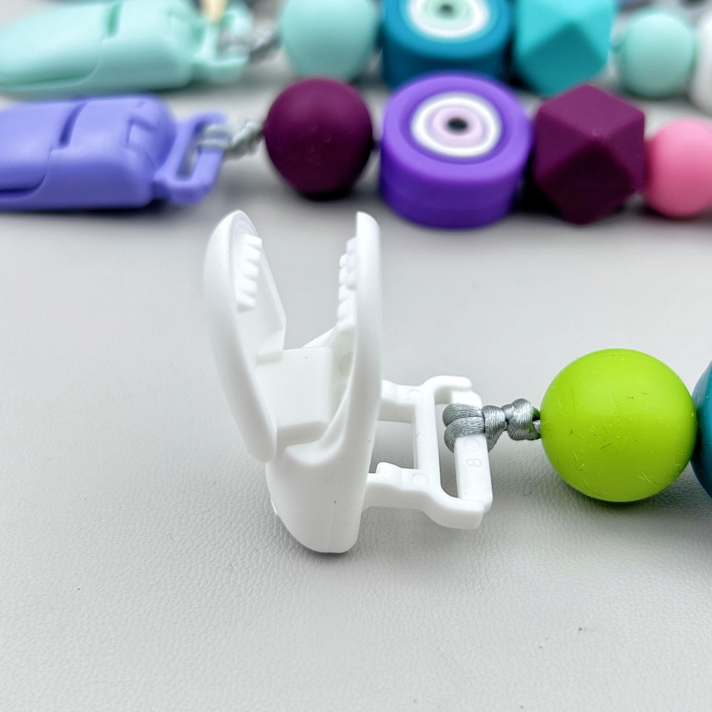 Custom English Russian Silicon - Baby Pacifier Clip recension och pris