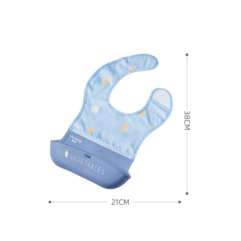 Children's Waterproof Bib Baby - Silicone Baby Bibs recension och pris