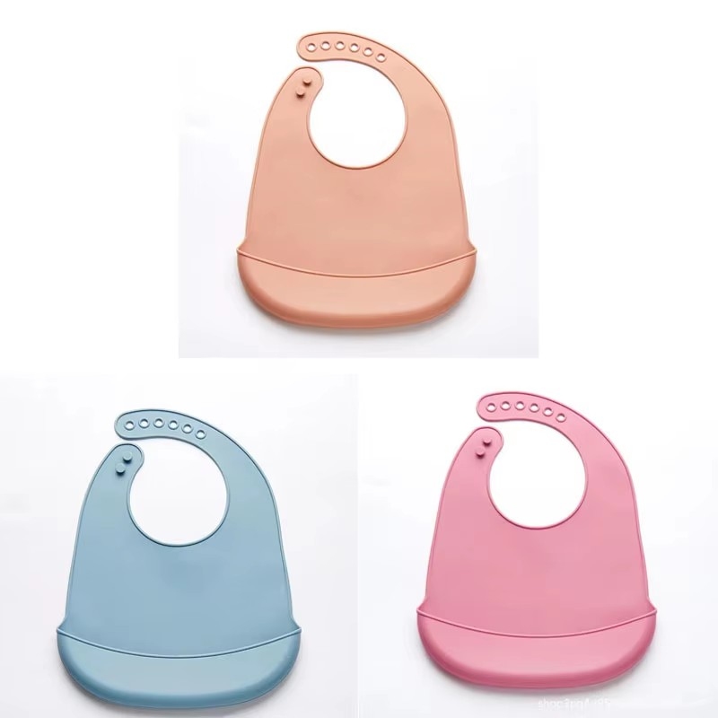 1/3pcs Baby Bib Adjustable Wat - Silicone Baby Bibs recension och pris