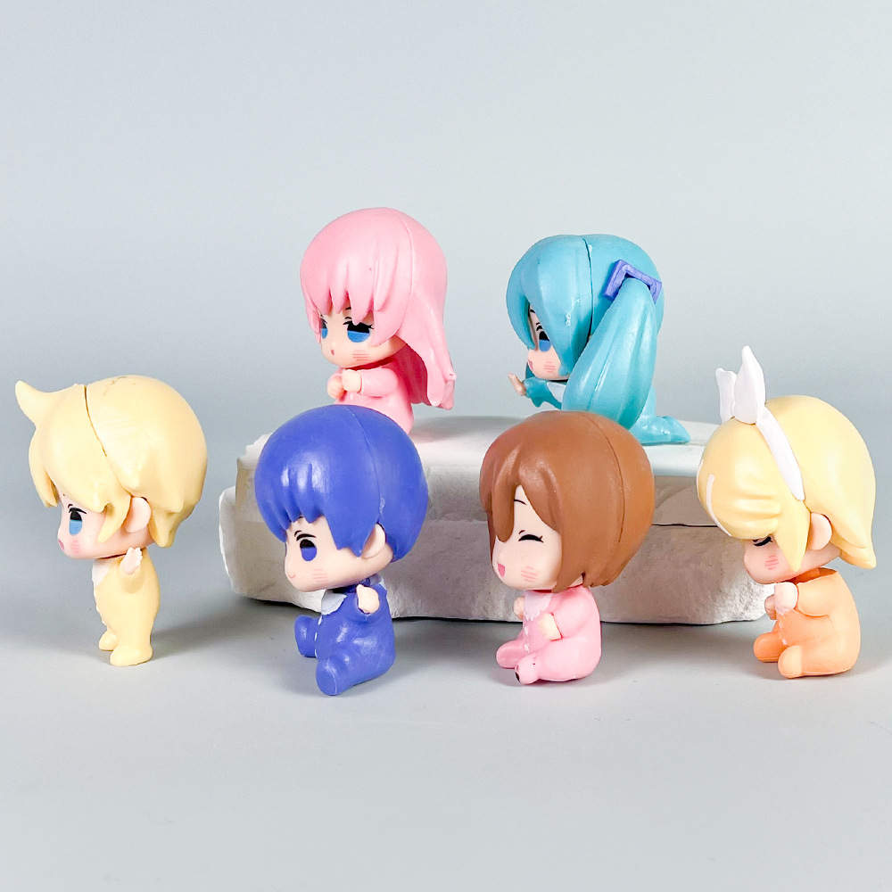 6pcs/set Anime Hatsune Miku q- - Baby Q Products recension och pris