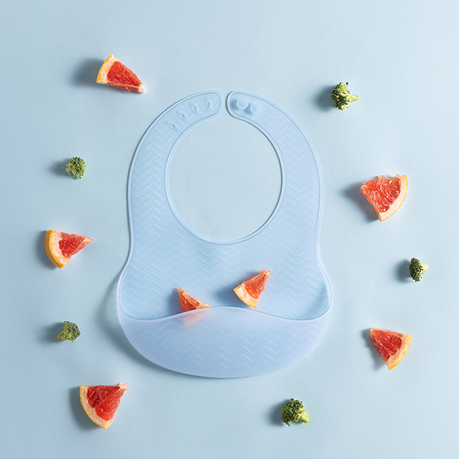 1pc BabySilicone Jelly Bib Ult - Silicone Baby Bibs recension och pris