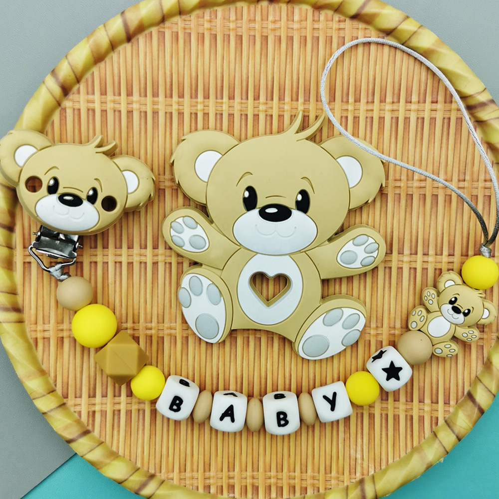 Custom English Russian Silicon - Baby Pacifier Clip recension och pris