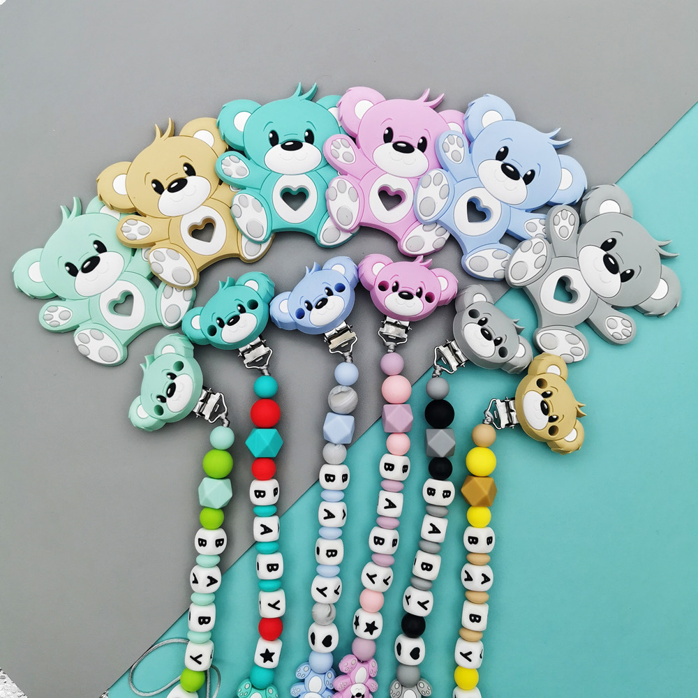 Custom English Russian Silicon - Baby Pacifier Clip recension och pris