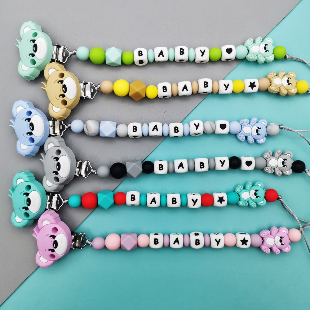 Custom English Russian Silicon - Baby Pacifier Clip recension och pris