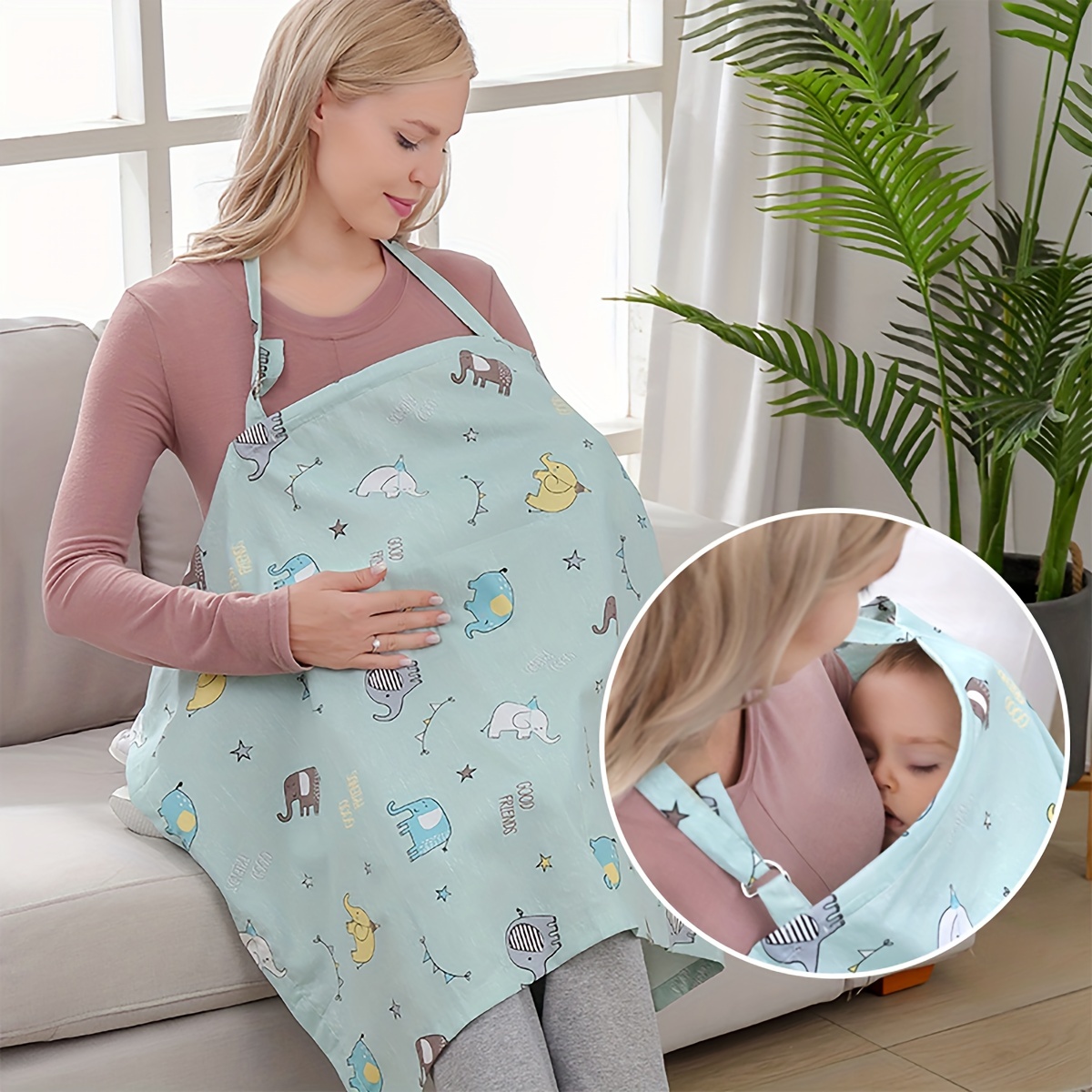 Maternity Nursing Cover Scarf, - Infant Car Seat Cover recension och pris