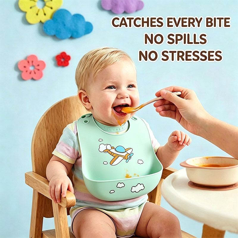 Silicone Baby Feeding Bib Wate - Silicone Baby Bibs recension och pris