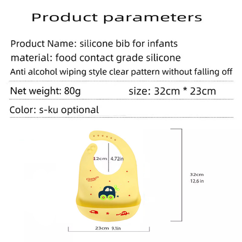 Silicone Baby Feeding Bib Wate - Silicone Baby Bibs recension och pris