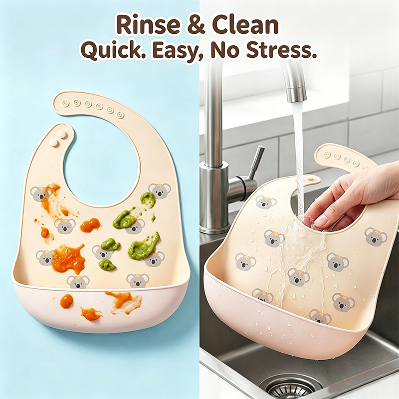 Silicone Baby Feeding Bib Wate - Silicone Baby Bibs recension och pris