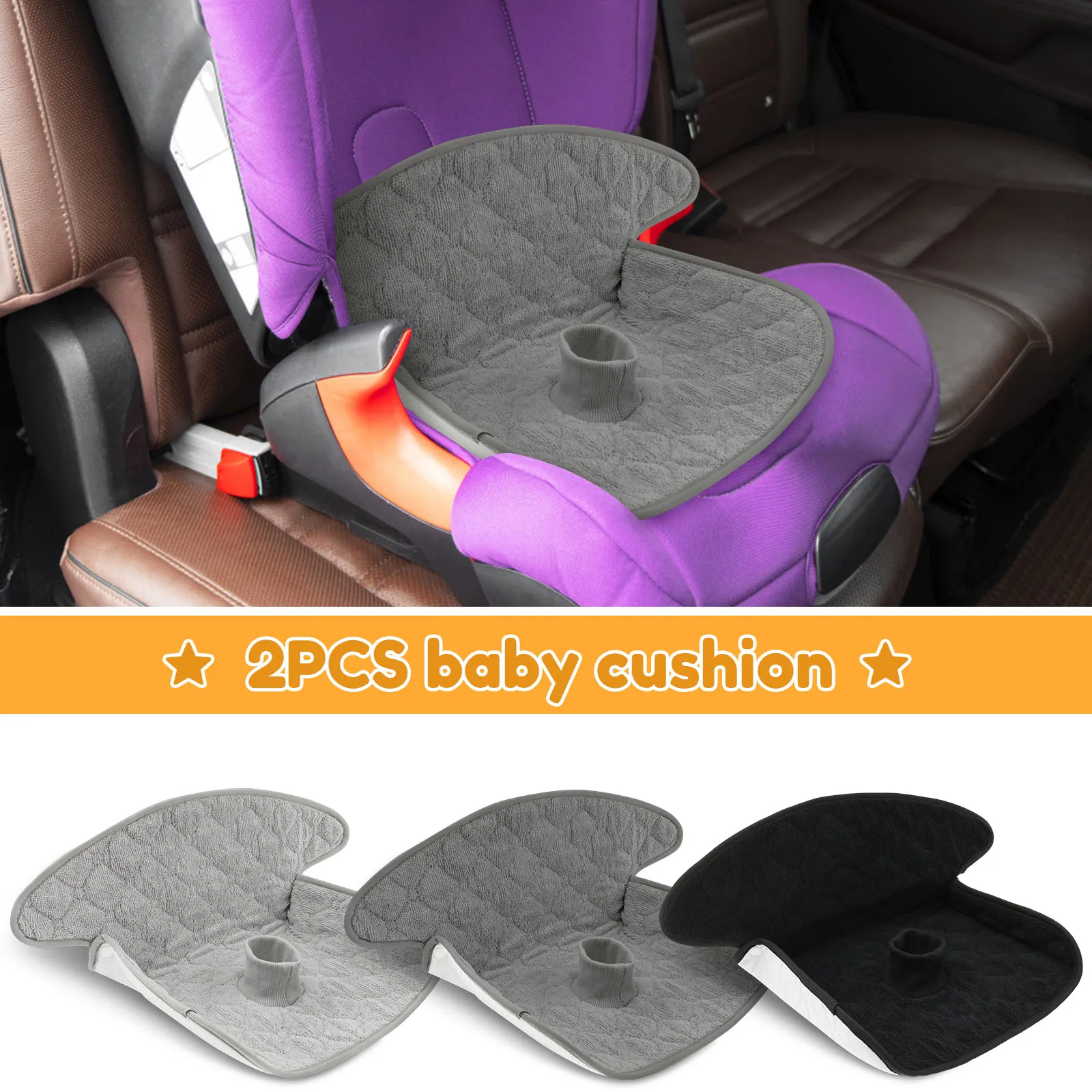 2 Pcs Baby Piddle Pad Polyeste - Infant Car Seat Cover recension och pris