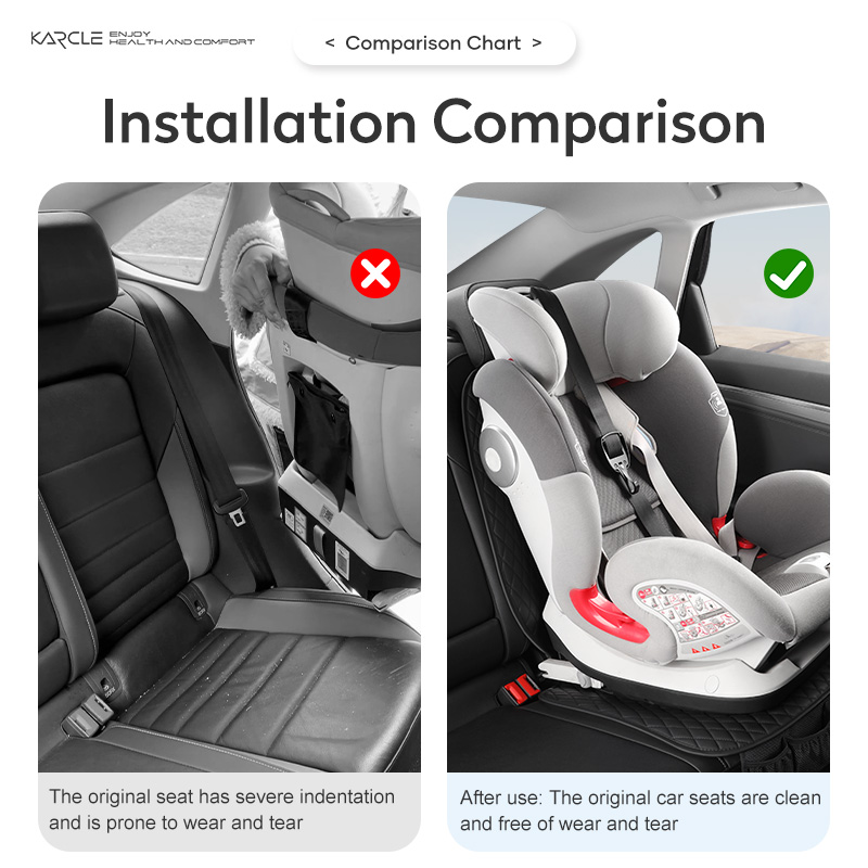 PU Leather Car Seat Protector  - Infant Car Seat Cover recension och pris