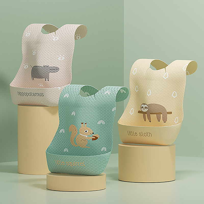 Waterproof Adjustable Food Fee - Silicone Baby Bibs recension och pris