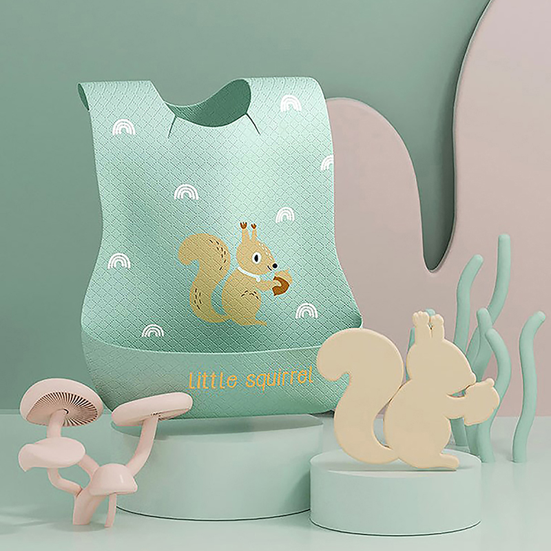 Waterproof Adjustable Food Fee - Silicone Baby Bibs recension och pris