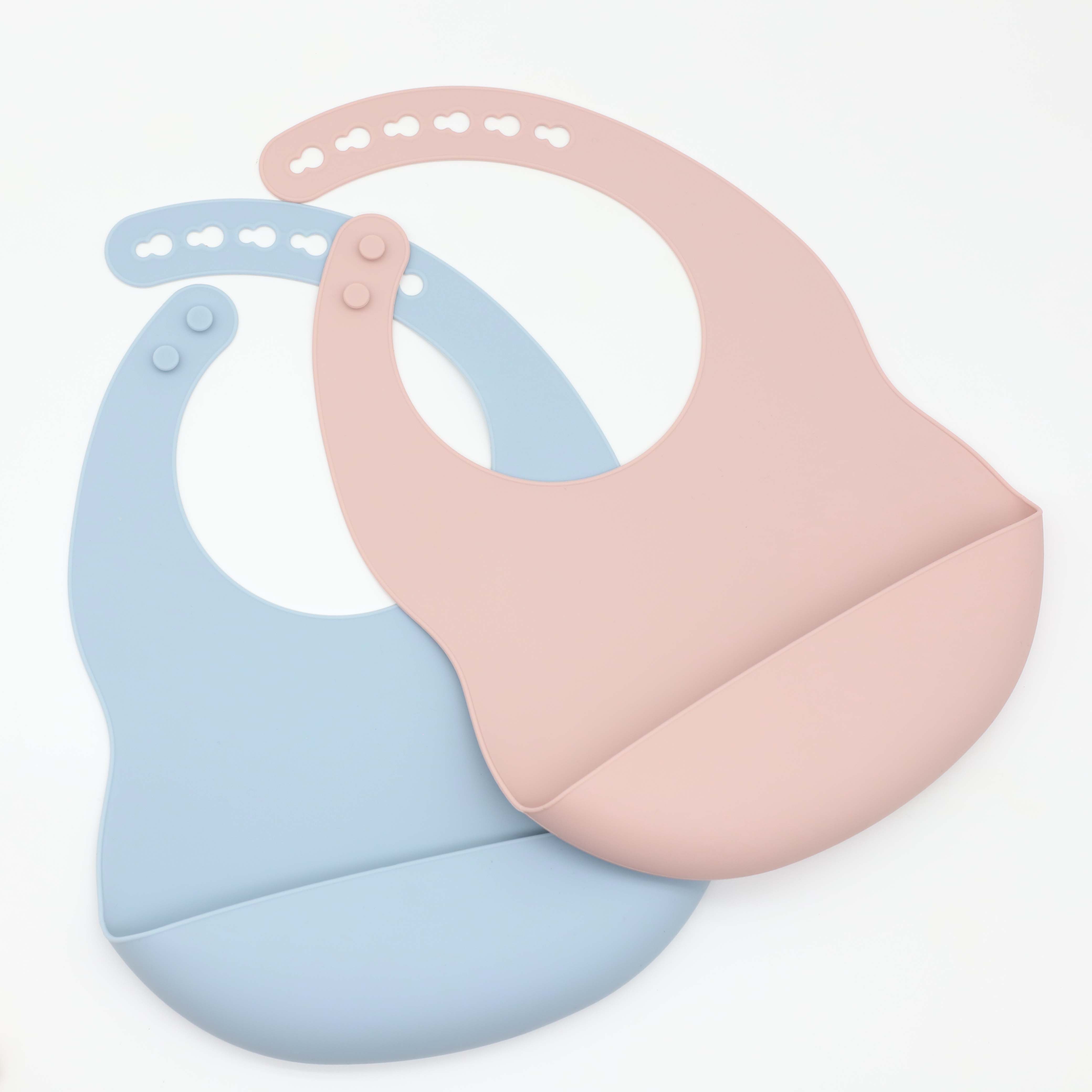 New baby silicone bib with adj - Silicone Baby Bibs recension och pris
