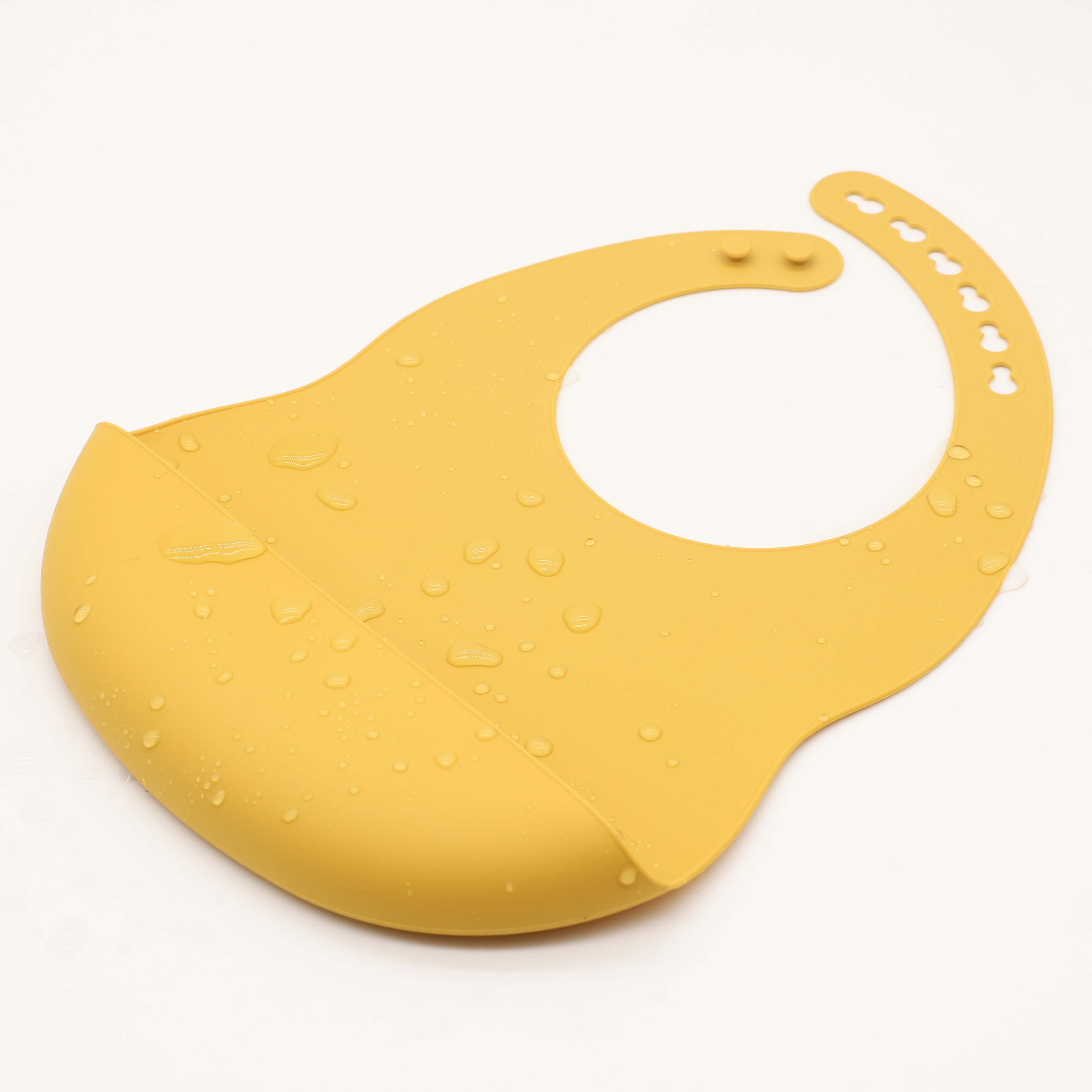New baby silicone bib with adj - Silicone Baby Bibs recension och pris