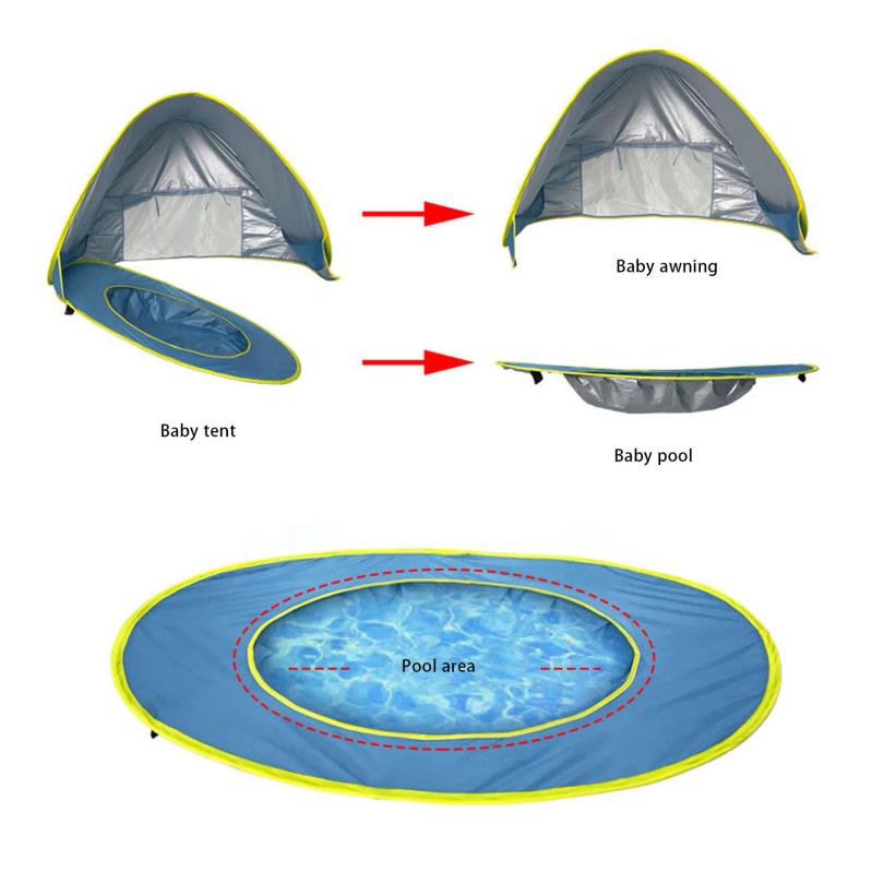 Beach Tent Sun Shelter  Up Bea - Baby Products Wholesale recension och pris