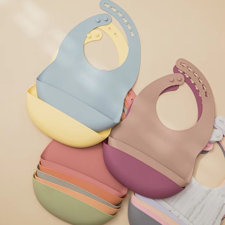 1pc Adjustable Baby Silicone B - Silicone Baby Bibs recension och pris